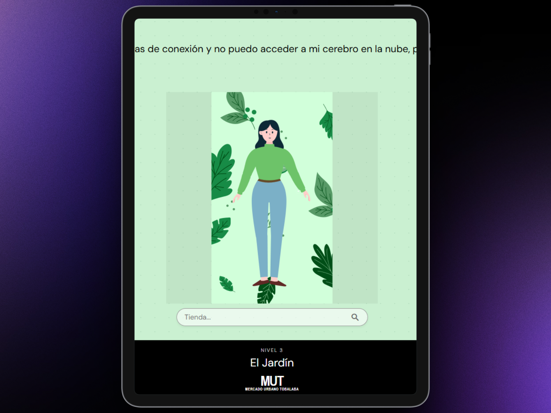 Screenshot del proyecto Tótem de IA Interactivo