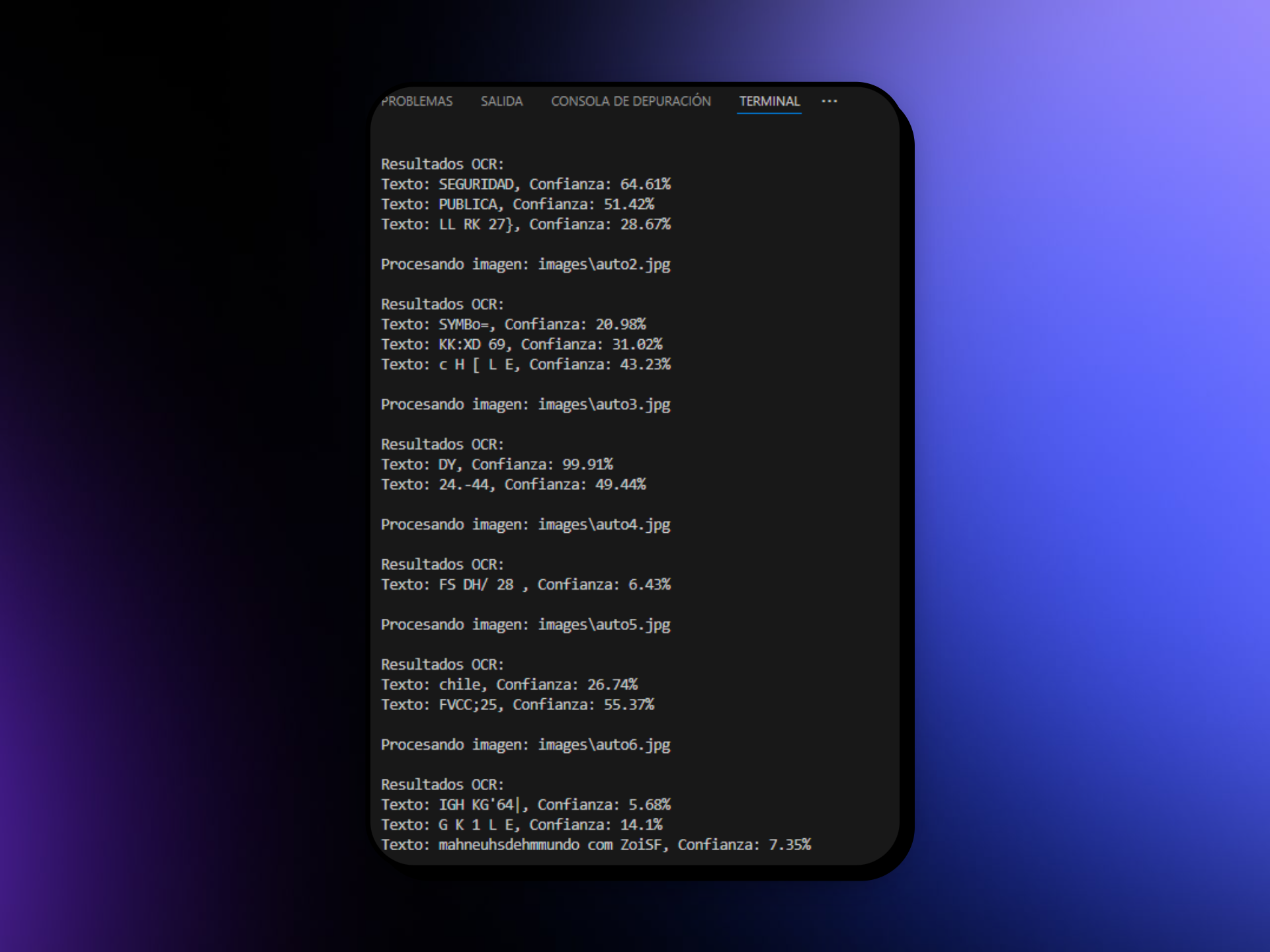 Screenshot del proyecto Easy OCR Automator
